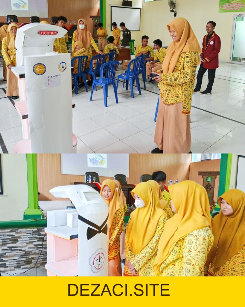 WORKSHOP ON THE IMPLEMENTATION OF IOT AND TECHNOLOGY ON THE APPLICATION OF ROBOTS FOR THE COMMUNITY AT MAN 2 BANDAR LAMPUNG – Center of Excellence - dezaci