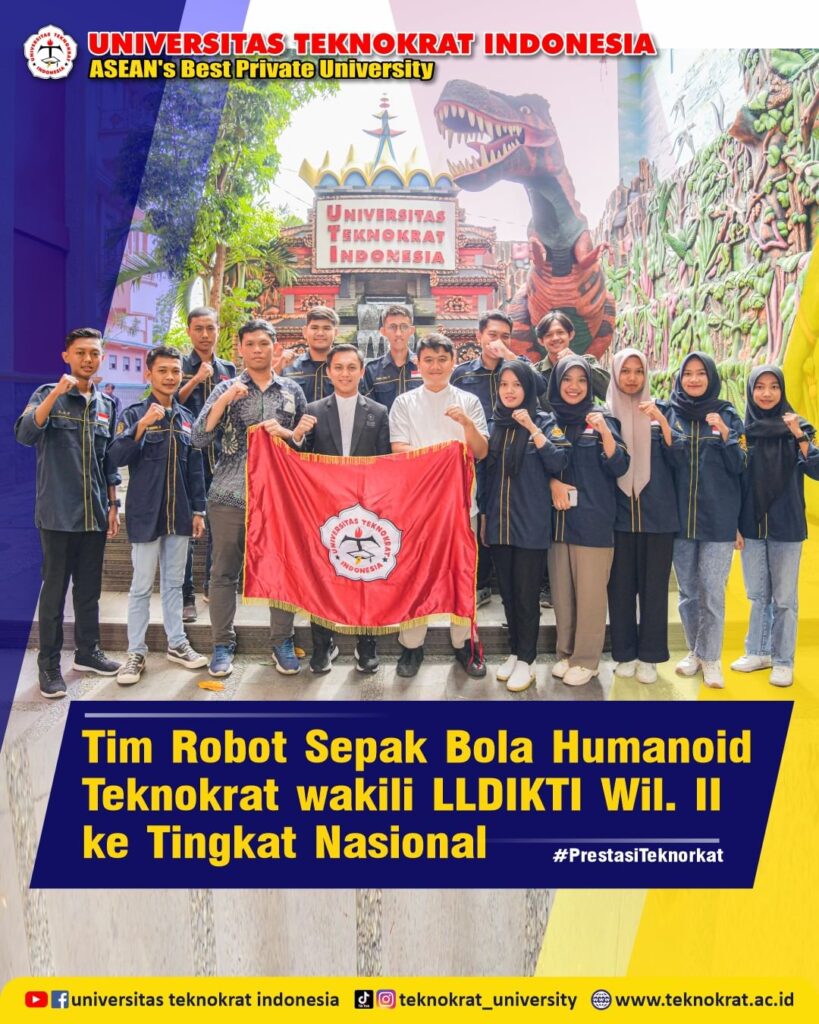 UNIVERSITAS TEKNOKRAT INDONESIA HUMANOID FOOTBALL ROBOT TEAM REPRESENTING LLDIKTI REGION II DEPARTS FOR THE 2026 INDONESIAN ROBOT CONTEST NATIONAL CHAMPIONSHIP – Center of Excellence - dezaci