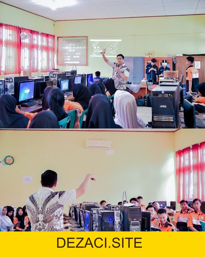 The Enthusiasm of YPI Vocational High School Students in Receiving the Introduction to Metaverse for Education Material – Center of Excellence - dezaci