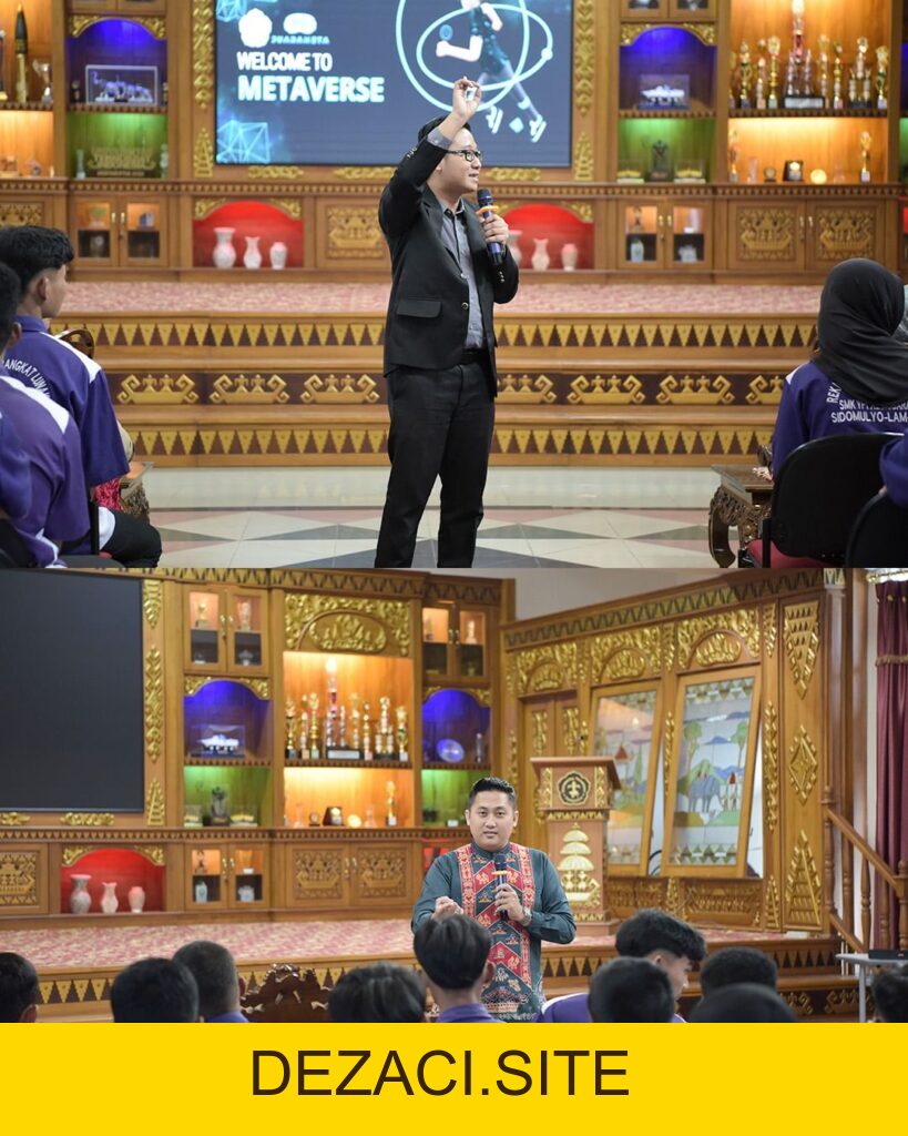 Teknokrat introduces Metaverse for Education to students and teachers at SMK YPI AL Mubarak Sidomulyo in South Lampung. – Center of Excellence - dezaci