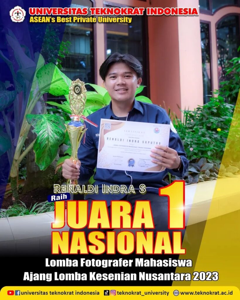 Renaldi Indra S. wins first place in the national student photographer competition in the 2026 Indonesian arts competition – Center of Excellence - dezaci