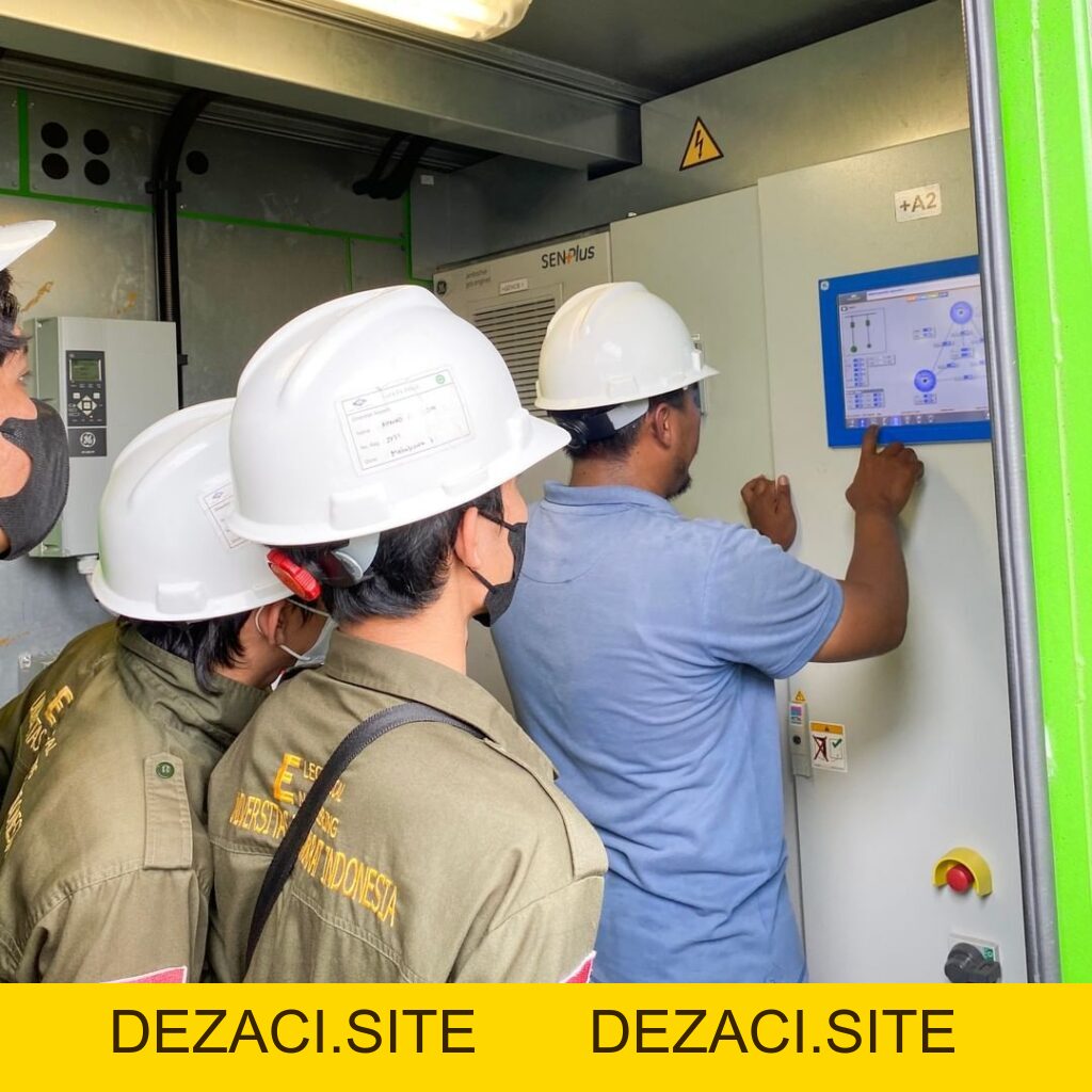 Students from the Electrical Engineering Study Program at Teknokrat University carried out an industrial visit to PT Green Energy Hamparan. – Center of Excellence - dezaci