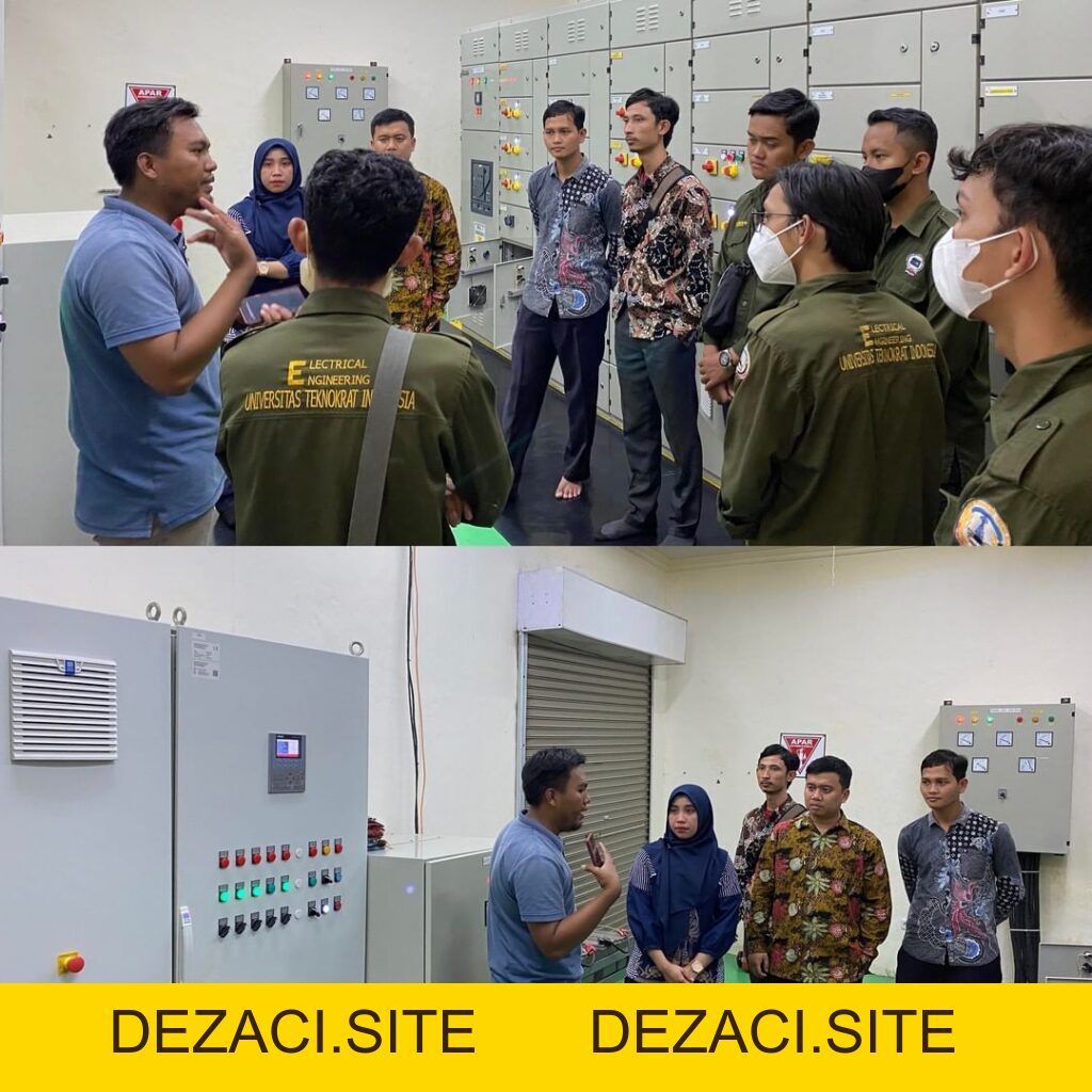 Students from the Electrical Engineering Study Program at Teknokrat University carried out an industrial visit to PT Green Energy Hamparan. – Center of Excellence - dezaci