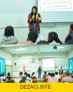 Workshop English for Public Speaking Competition di SMA Fransiskus Bandar Lampung – Center of Excellence - dezaci