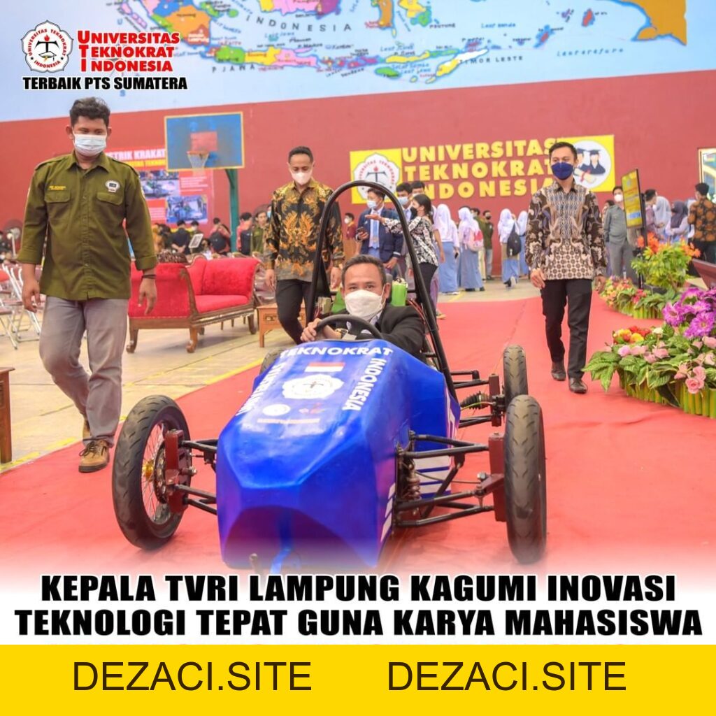 Head of TVRI Lampung Herly Marjoni, MM., visited the Teknokrat University – Center of Excellence - dezaci