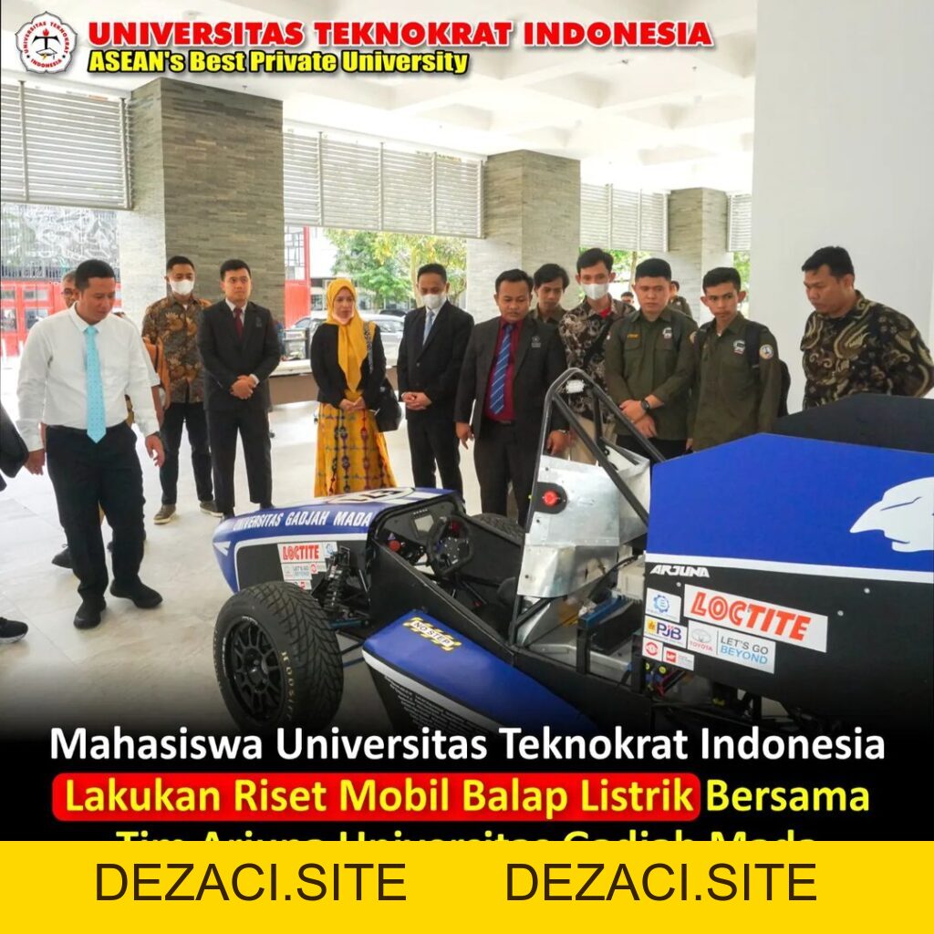 Electrical Engineering students from the Faculty of Engineering and Computer Science conducted research on electric racing cars with the Arjuna Team, Gadjah Mada University, Yogyakarta. – Center of Excellence - dezaci