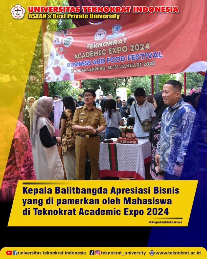 Head of Balitbangda Appreciates Business Exhibited by Students at Technocrat Academic Expo 2026 – Center of Excellence - dezaci