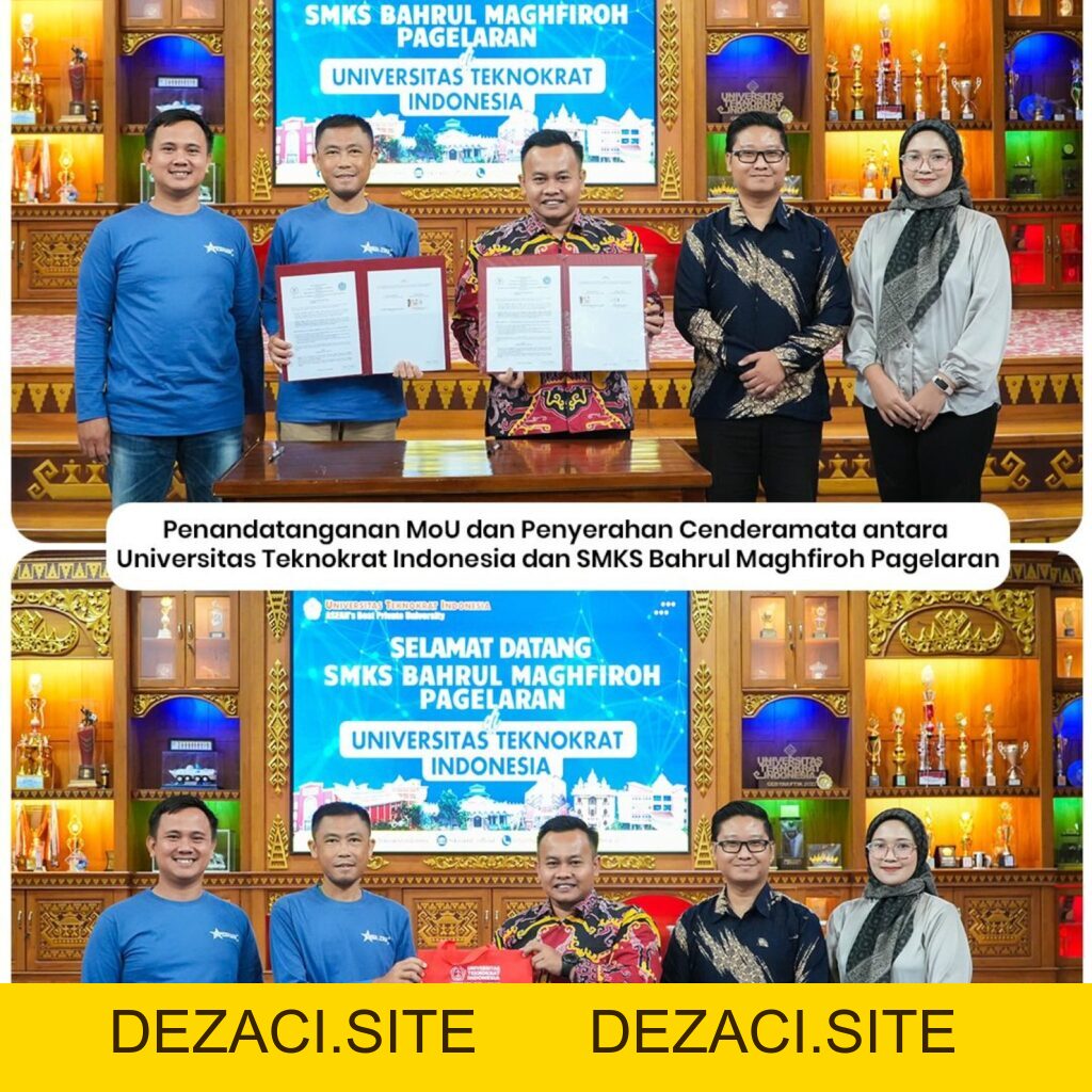 Universitas Teknokrat Indonesia introduces Artificial Intelligence and the Metaverse to students at SMKS Bahrul Maghfiroh. – Center of Excellence - dezaci